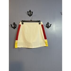 Slazenger Tennis Skirt/Skort White with Side Stripes Size Small